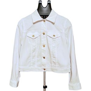 Michael Kors White Denim Jacket